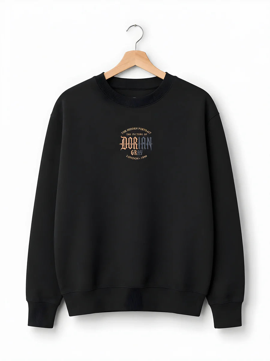 Dorian Gray “The Hidden Portrait” Embroidered Crewneck Sweatshirt