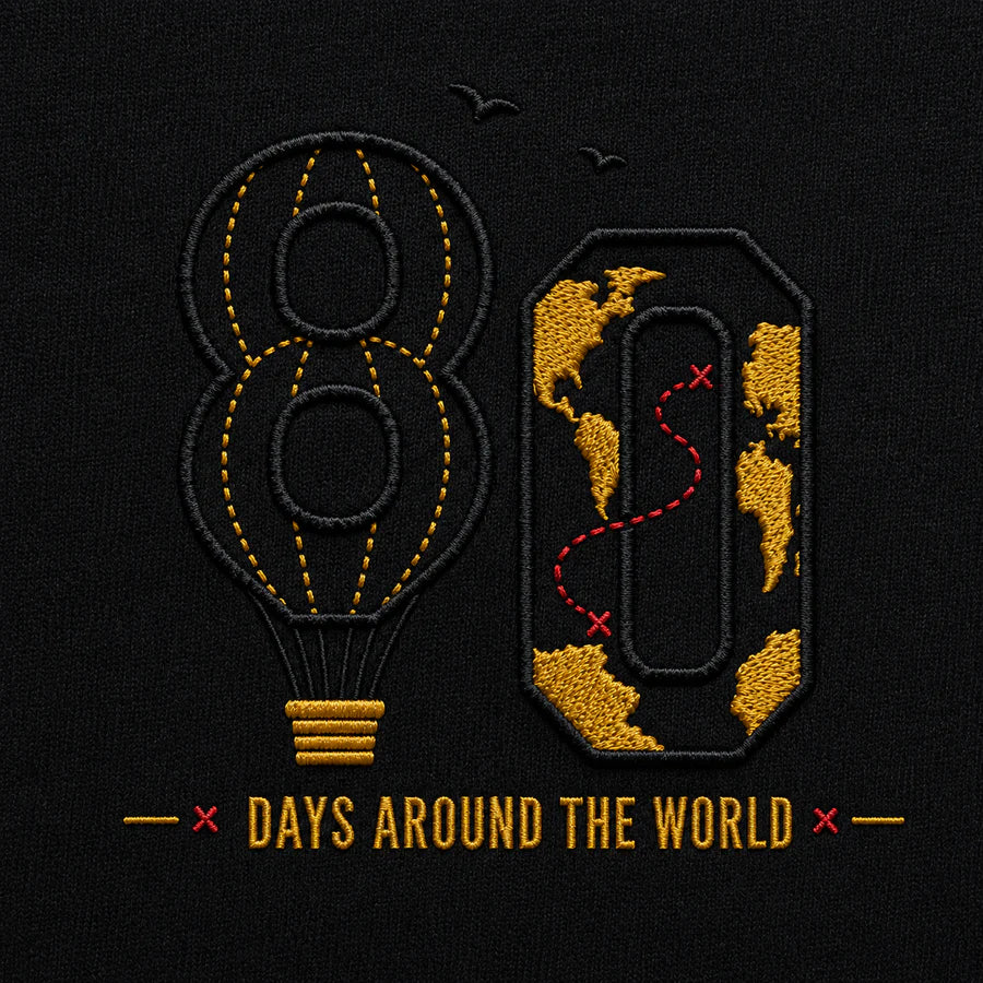Around the World in 80 Days – Classic Literature Sweatshirt
